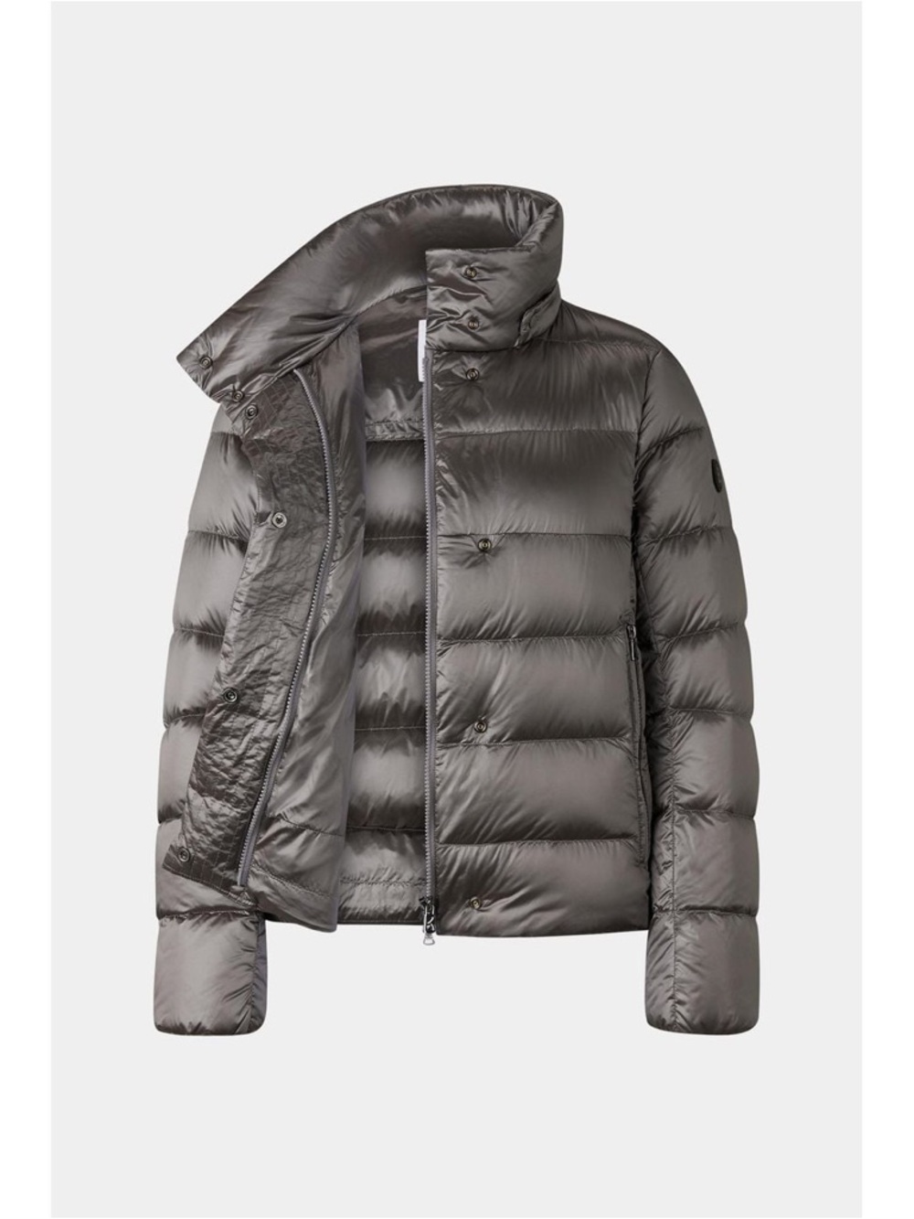 Bogner Leslie Grey Short Down Puffer Jacket